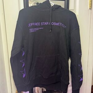 Jeffree Star Cosmetics 5 Year Anniversary Black Hoodie- Size Medium